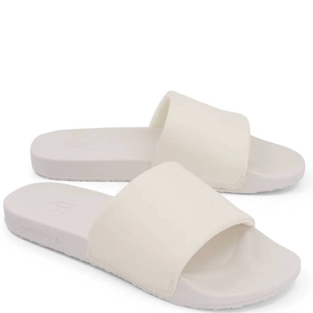 NEW MALVADOS women's slaya sandal in pina white